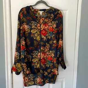 H&M Floral Tunic Blouse